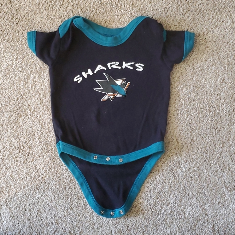 San Jose Sharks hockey team 6m bodysuit